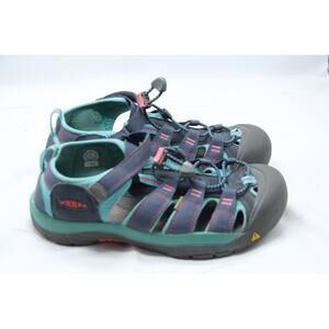 Keen Newport H2 Waterproof Hiking Sandals Womens Size 6 Aqua Blue Pink 1012316